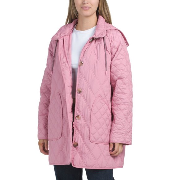 BERNARDO Rose Quilted Liner Coat